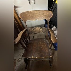 Old wooden chair